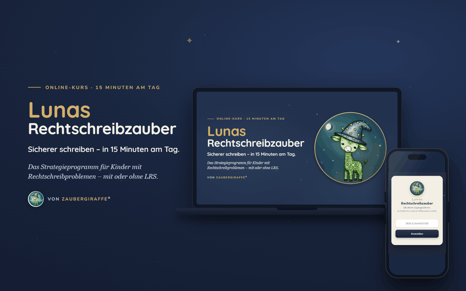 Lunas Rechtschreibzauber – Kurs und App